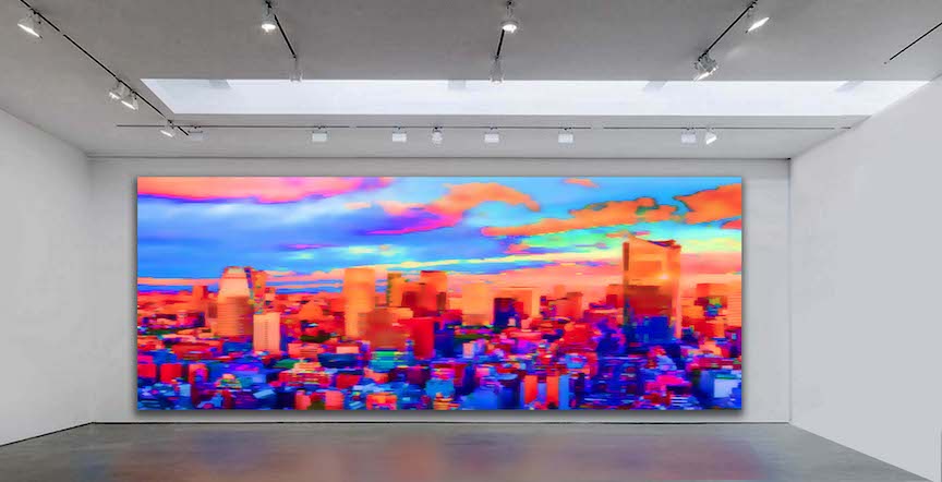 The Dense City: HOT TOWN installation view