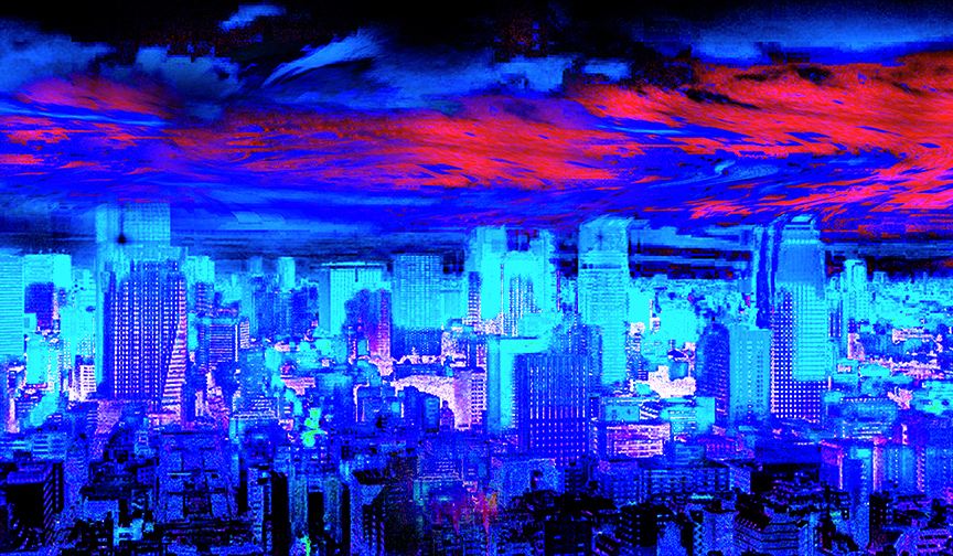 The Dense City: MAGENTA SKY